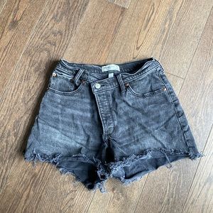 Abercrombie curve love dad short crossover waist black